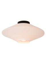Plafonnier soucoupe de verre opale blanc Trevor. Lucide. Plafonnier soucoupe de verre opale blanc Trevor. Lucide.