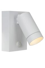 Spot extérieur blanc avec détection de mouvement Taylor. Lucide. Spot extérieur blanc avec détection de mouvement Taylor. Lucide.