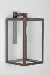 Bellecour antique brass finish rectangle wall light. Lum’Art. 