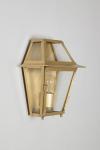 Brushed brass exterior wall light Pont-Neuf. Lum’Art. 