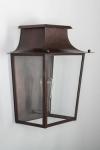 Large classic Passy old brass outdoor wall light. Lum’Art. 