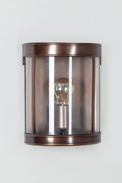 Monceau 19th century half-cylinder wall light. Lum’Art. 