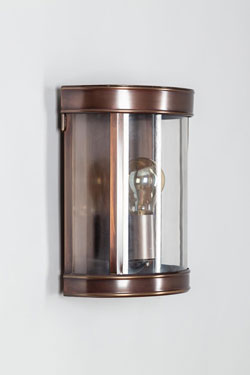 Monceau 19th century half-cylinder wall light. Lum’Art. 