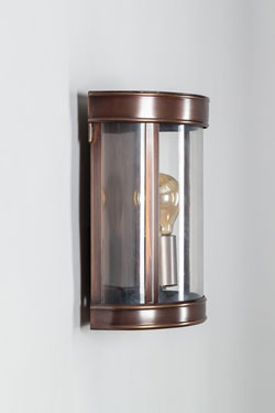 Monceau 19th century half-cylinder wall light. Lum’Art. 