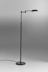 Classic articulated reading light, black. Lupia Licht. 