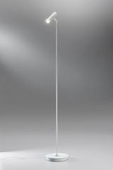 Crane white contemporary swivel reading lamp. Lupia Licht. 