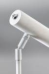 Crane white contemporary swivel reading lamp. Lupia Licht. 