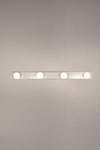 Applique blanche minimaliste 4 ampoules 2160's. Luz Difusion. 