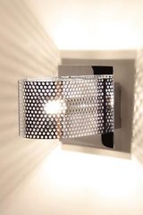Kendo applique design en métal chromé 1 lumière. Luz Difusion. 