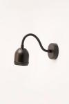 Applique de chevet orientable noire Boogie mini. Luz Difusion. 