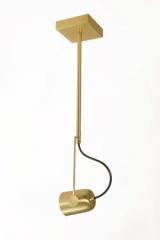 Salter spotlight on swivel rod 40cm gold. Luz Difusion. 