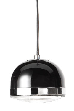 Petite suspension noire Boogie S1. Luz Difusion. 