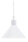 Suspension industrielle blanche Factory S18. Luz Difusion. 