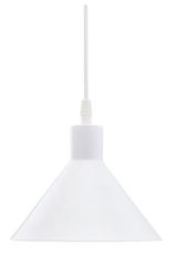 Suspension industrielle blanche Factory S18. Luz Difusion. 