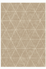 Tapis losanges beige foncé et écru Vegas 120X170cm. MA Salgueiro. Tapis losanges beige foncé et écru Vegas 120X170cm. MA Salgueiro.