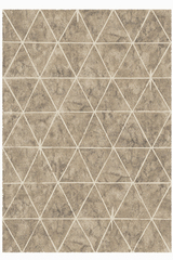 Tapis losanges beige foncé et écru Vegas 120X170cm. MA Salgueiro. Tapis losanges beige foncé et écru Vegas 120X170cm. MA Salgueiro.