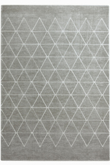 Tapis losanges gris clair et blanc Vegas 120X170cm. MA Salgueiro. 