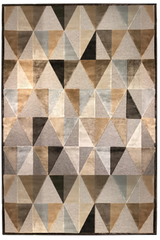 Tapis Provence brun motifs géométriques 60X110. MA Salgueiro. Tapis Provence brun motifs géométriques 60X110. MA Salgueiro.