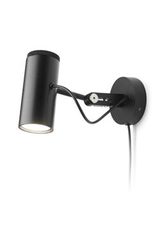 Applique en métal noir à LED Polo, réflecteur orientable. Marset. Applique en métal noir à LED Polo, réflecteur orientable. Marset.