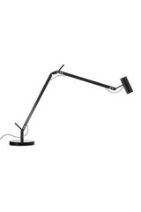 Black metal architect lamp with LED lighting Polo. Marset. 