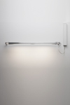 Neon de Luz long wall light in transparent polycarbonate 94cm. Marset. 