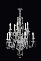 Fully glass chandelier10 lights Bohemia . Masiero. Fully glass chandelier10 lights Bohemia . Masiero.