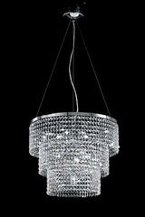 3-round cut-crystal chandelier . Masiero. 3-round cut-crystal chandelier . Masiero.