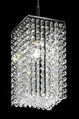 Square-section designer crystal chandelier. Masiero. Square-section designer crystal chandelier. Masiero.
