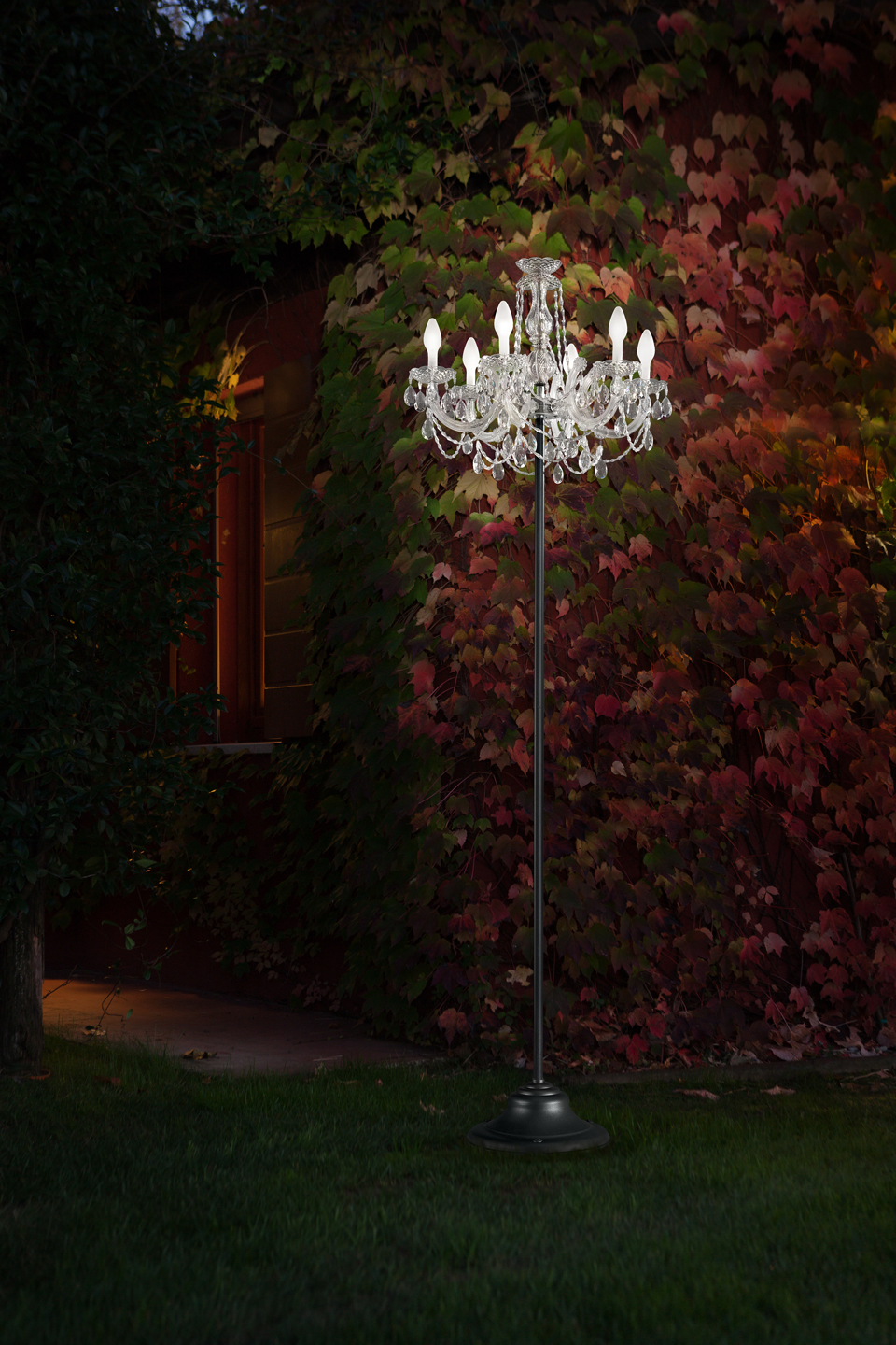 Drylight lampadaire d'extérieur style vénitien LED blanc - Masiero,  spécialiste du lustre en cristal et de la lampe en verre de murano - Réf.  22010111 - mobile