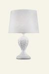Lampe de de table classique blanche Acantia. Masiero. 