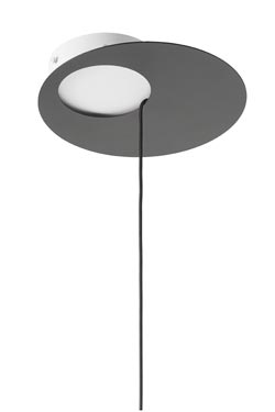 Vollee pendant lamp black and white . Masiero. 