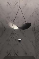 Vollee pendant lamp black and white . Masiero. 