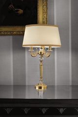 Table lamp 3 lights ivory and gold. Masiero. Table lamp 3 lights ivory and gold. Masiero.