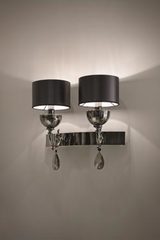 Nuaré shiny black wall light. Masiero. Nuaré shiny black wall light. Masiero.