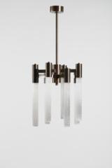 Selene bronze and selenite design chandelier. Matlight. Selene bronze and selenite design chandelier. Matlight.