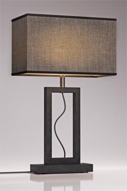 Lampe de table en marbre gris Contemporary moyen modèle. Matlight. 