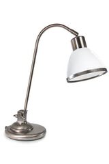 Lampe de table en nickel patiné et verre opale blanc. Moretti Luce. Lampe de table en nickel patiné et verre opale blanc. Moretti Luce.
