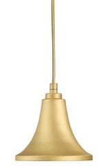 Lily suspension en laiton satiné 14cm . Moretti Luce. Lily suspension en laiton satiné 14cm . Moretti Luce.