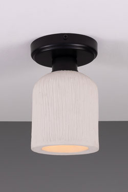 Natural ceramic ceiling light Osier. Mullan. 