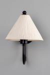 White textured ceramic wall light Tilia. Mullan. 