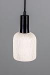 Osier natural ceramic pendant light. Mullan. 