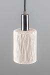 Senna textured ceramic pendant lamp. Mullan. 