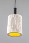 Senna textured ceramic pendant lamp. Mullan. 