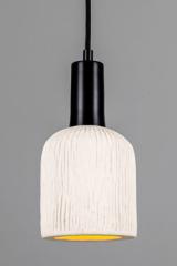 Osier natural ceramic pendant light. Mullan. 