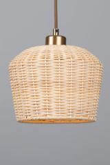 Rattan bell pendant lamp 20cm  Manila. Mullan. 