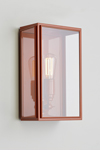 Essex orange lacquered outdoor wall lamp. Nautic by Tekna. 