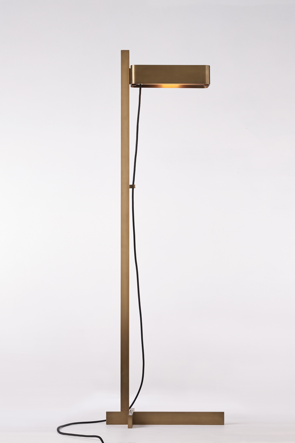 bronze reading floor lamp