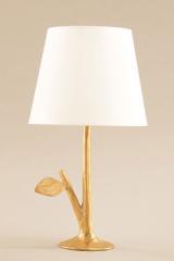 Sila table lamp golden branch. Objet insolite. 