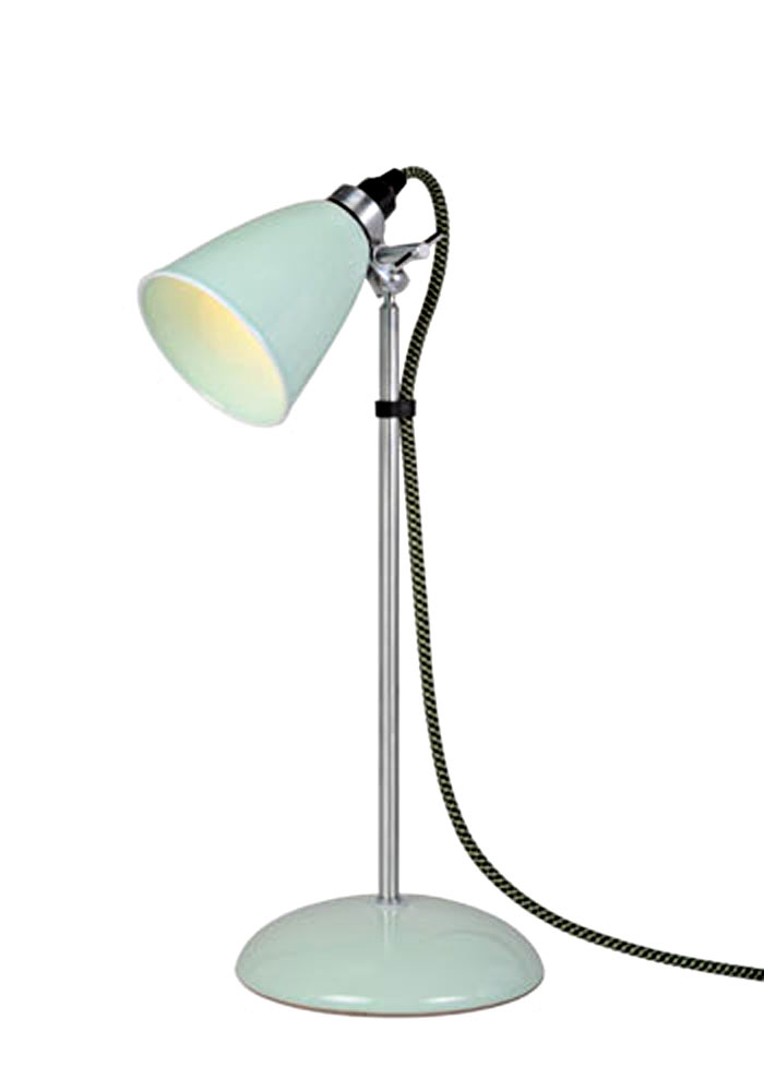 Hector lampe de table petite verrerie verte. Original BTC. 