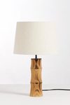 Bamboo Fogo petite lampe de table en bois. Paulo Coelho. 